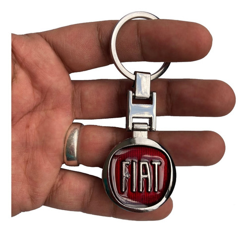 Llavero Emblema Fiat Metal Logo