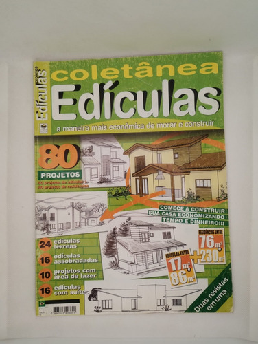Revista Coletânea Edículas - Casa, Obras, Reforma, Projetos (Usado)
