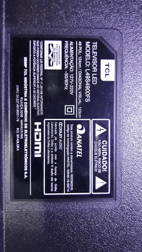 Placa Fonte Tcl L49s4900fs L49s4900 - Original