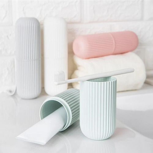 Funda De Viaje Portátil For Pasta De Dientes Y Cepillos De