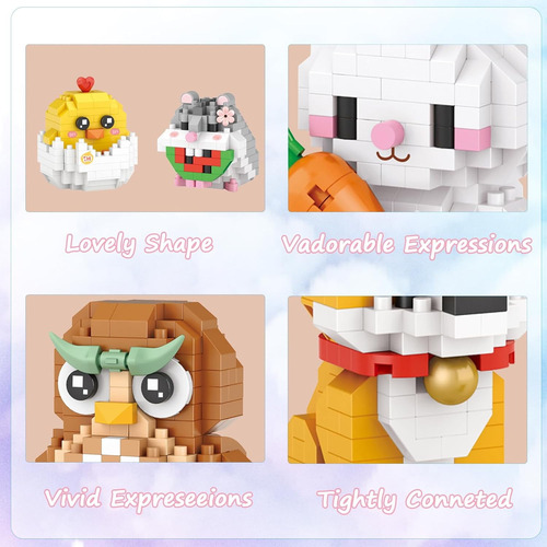 Set De Microbloques De Construcción Corgi Dog, Regalo Para N