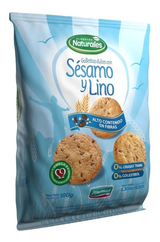 Galletitas Sésamo Y Lino Caja X12 Alimentos Naturales