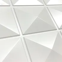 Comprar 25 Placas Revestimento 3d Pirâmide Parede Alto Relevo Painel