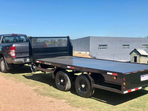 Imagen 2 de 17 de Trailer Para Pallet O Cajones 3.500kg Doble Eje Nuevos