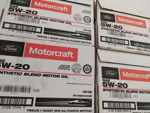 Aceite Semisintético Motorcraft 5w20, 5w30, 10w30 Original.