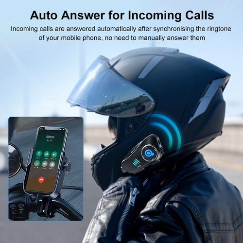 Q28 Intercomunicación Para Casco De Moto Bluetooth Cámara