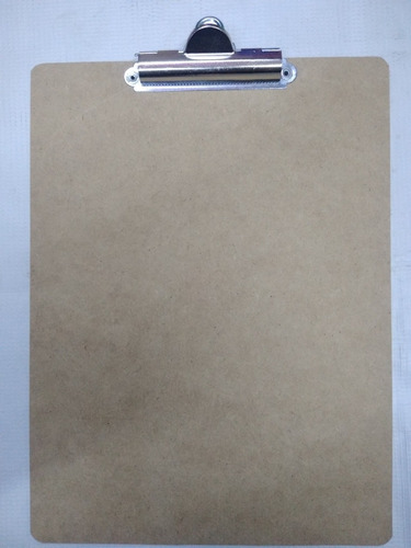 Tabla Porta Documentos Carta Con Clip 10 Pzas Fibracel