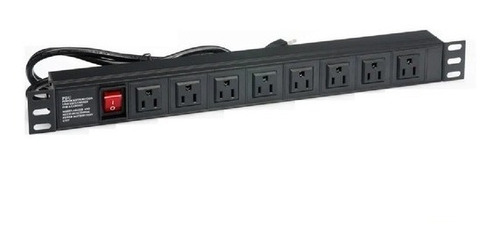 Regleta Pdu Rackeable Supresor De Picos 8 Tomas 110v 15amp -