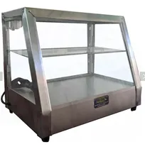 Comprar Calentador Exhibidor Vitrina Empanada Vidrio Plano 0.48metro