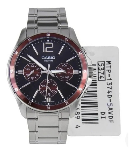Reloj Casio Enticer Hombre Mtp 1374d - Original