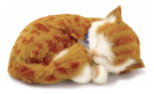 Peluche Interactivo Gato Naranja Para Mascotas A Mano Color Diseño