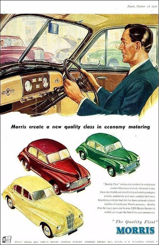Morris Oxford 1951 51 - Original Antigo