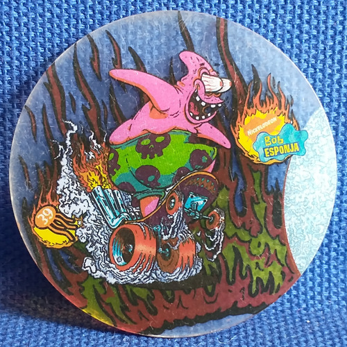 Tazos Cristal Bob Esponja Cheetos #39 2007 (Usado)