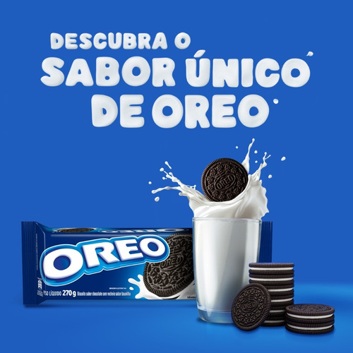 Imagem 8 de 8 de Biscoito Recheado Oreo Original Emb Econômica Multipack 270g
