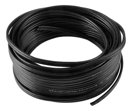 Cable Paralelo 2x20 Awg 10mts Negro