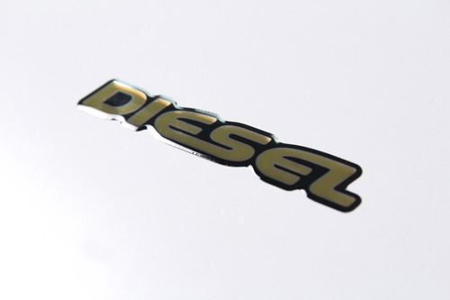 Emblema Adesivo Resinado Diesel S10 Dourado S10r40 Fgc