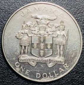 Moeda 1 Dolar Jamaicano - Copa Do Mundo Espanha 1982 (Usado)