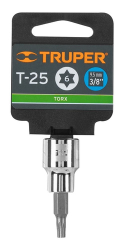 Dado Truper De Punta Torx T-25 Cuadro 3/8 13571