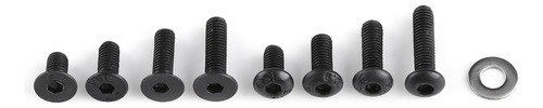 Surtido De 180 Arandelas Con Cabezal Plano Con Enchufe Hexag