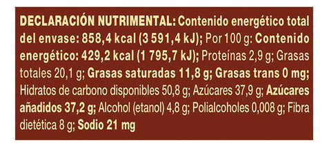 Chocolates Turin Tequila 1800 Tubo