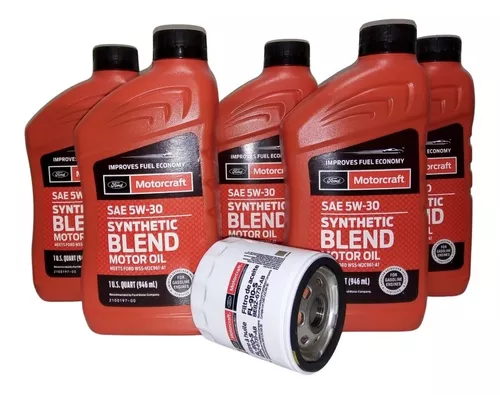 Kit Aceite Motorcraft 5w30 Sinté + Filtro Aceite Ford Fiesta