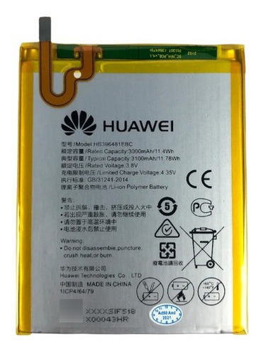 Bateria Pila Huawei Y6 Ii, G8, Honor 5x Hb396481ebc