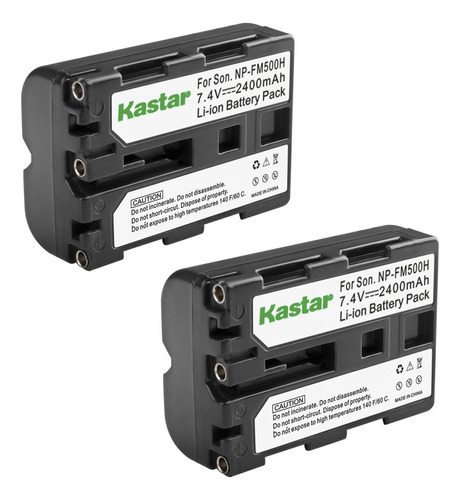 Kastar Batería Np-fm500h (2 Unidades) Paradslr-a100 .