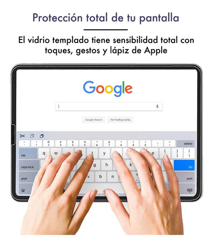 Funda Reforzada + Vidrio Compatible iPad 7ma 8va 9na Gen
