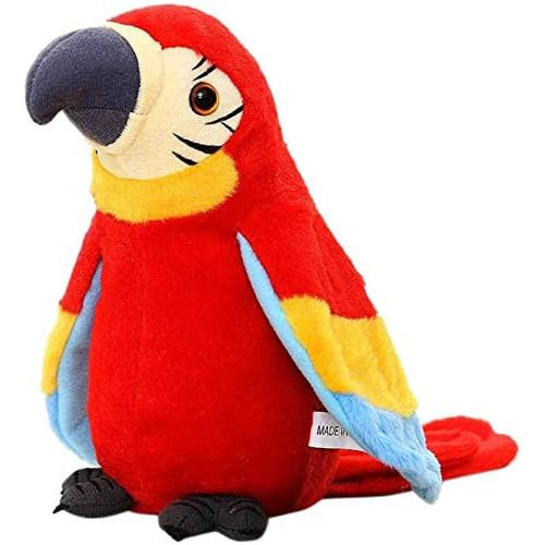 Talking Macaw Parrot Repite Que Dices Animal De Peluche...