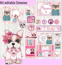 Comprar Kit Imprimible 3x1 Simones Perritos Mini Simones Candy Bar