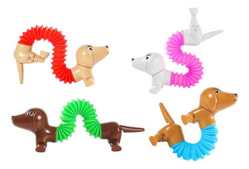 Tubos De Perro Robot Para Niños Sensoriales, 4 Pack