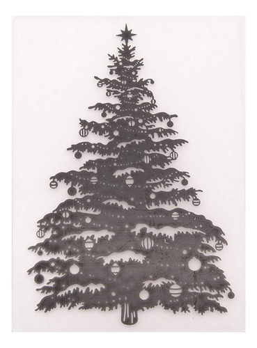 Arbol Navidad 3.9 X 5.5 In Luz Bola Para Hacer Tarjeta