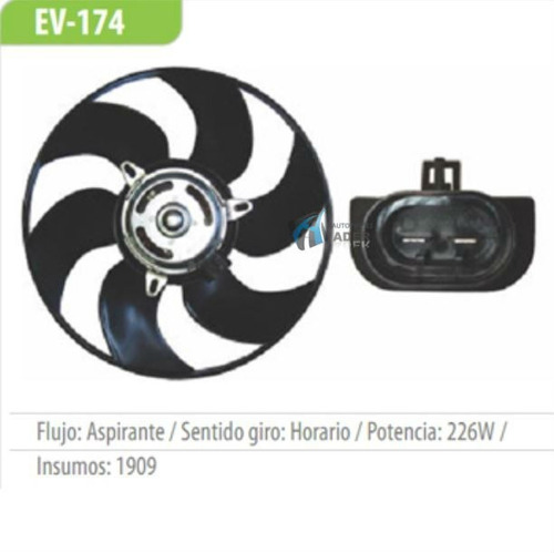 Electroventilador Fiat Duna Diesel 1.7 Con Aire Acond.