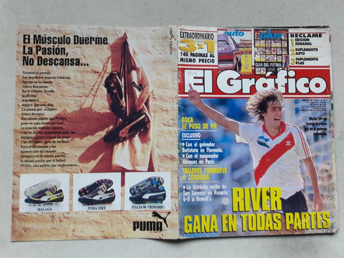 Revista El Gráfico Nº 3778 Completo Suplemento Auto Y Plus