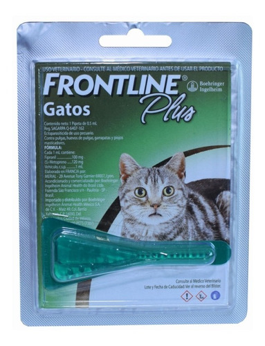 Pipeta Frontline Plus Gato Fpgt1