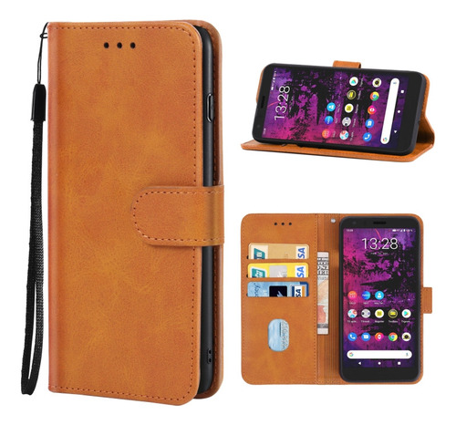 Funda De Cuero Para Cat S62 Pro