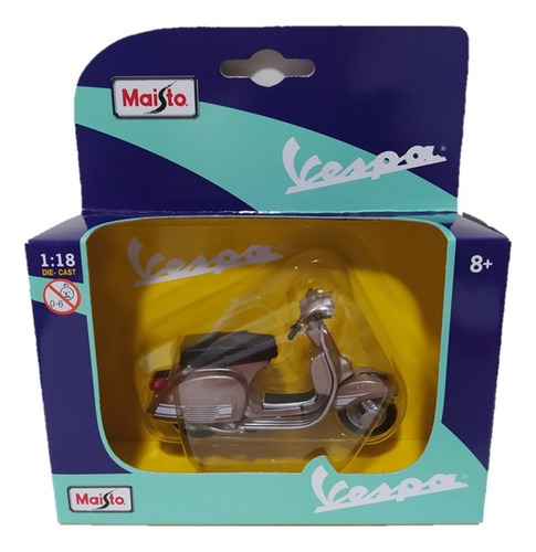 Miniatura Vespa Vermelha - Maisto 1:18