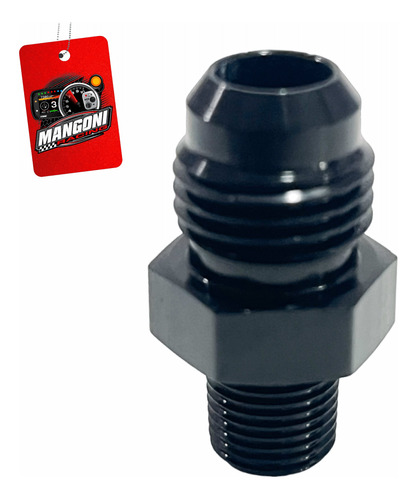 Niple 6an X 1/8 Npt Preto Aeroquip Conexão