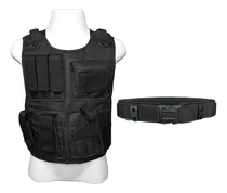 Comprar Colete Tático Militar 3a Assault + Cinto Tático Preto Ja