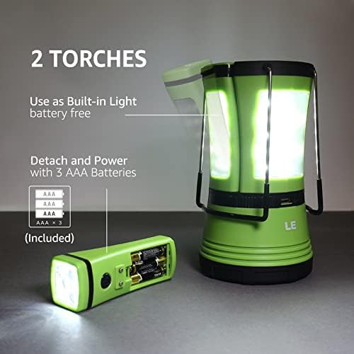 Linterna Led Recargable De Camping 600 Lúmenes