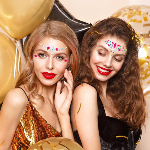 Gemas Faciales Para Festivales De Música, Pegatinas De Joyer