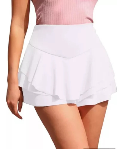 Falda Short Mujer 3 Capas Primavera , Verano 