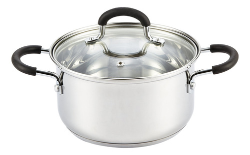 Sartén Para Saltear Con Tapa De Acero Inoxidable 25 Cm 3 L