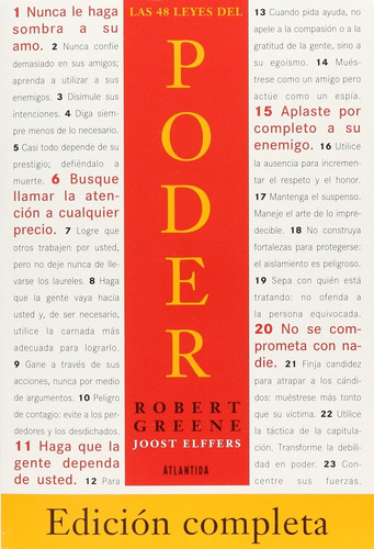 48 Leyes Del Poder, Las