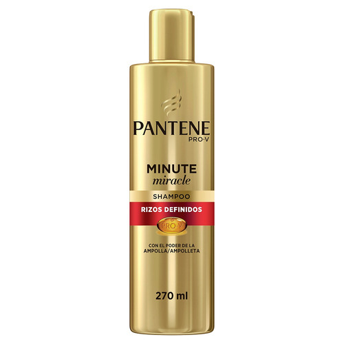 Shampoo Pantene Minute Miracle Rizos Definidos 270 Ml