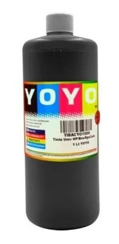 1 Litro Tinta Universal Uso Bro Can Hp Eps Base Agua Yoyo