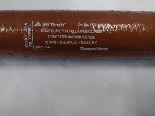 Fusible  Para Codo 30a 17.2 Kv Cat. Efx172030-e Mca. Hi-tech