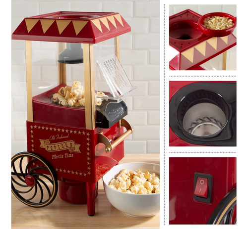 Air Popper Popcorn Maker - Máquina Popper De Bancada Estilo