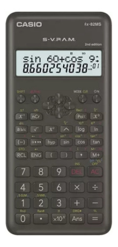 Casio Fx-82 Ms 2nd Ed Negra