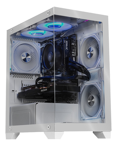Xtreme Pc Amd Radeon Rx 6600 Ryzen 5 32gb Ssd 1tb Wifi White